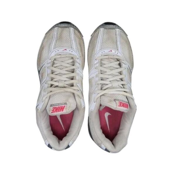 Nike Shoes Womens 8 Athletic Trainers Reax Run 5 Sport Active Comfort White Grey - Picture 13 of 14